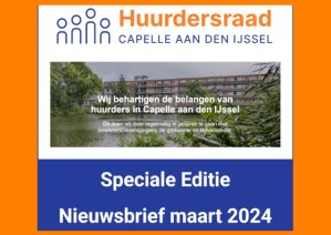 Nieuwsbrief maart 2024, speciale editie huurverhoging